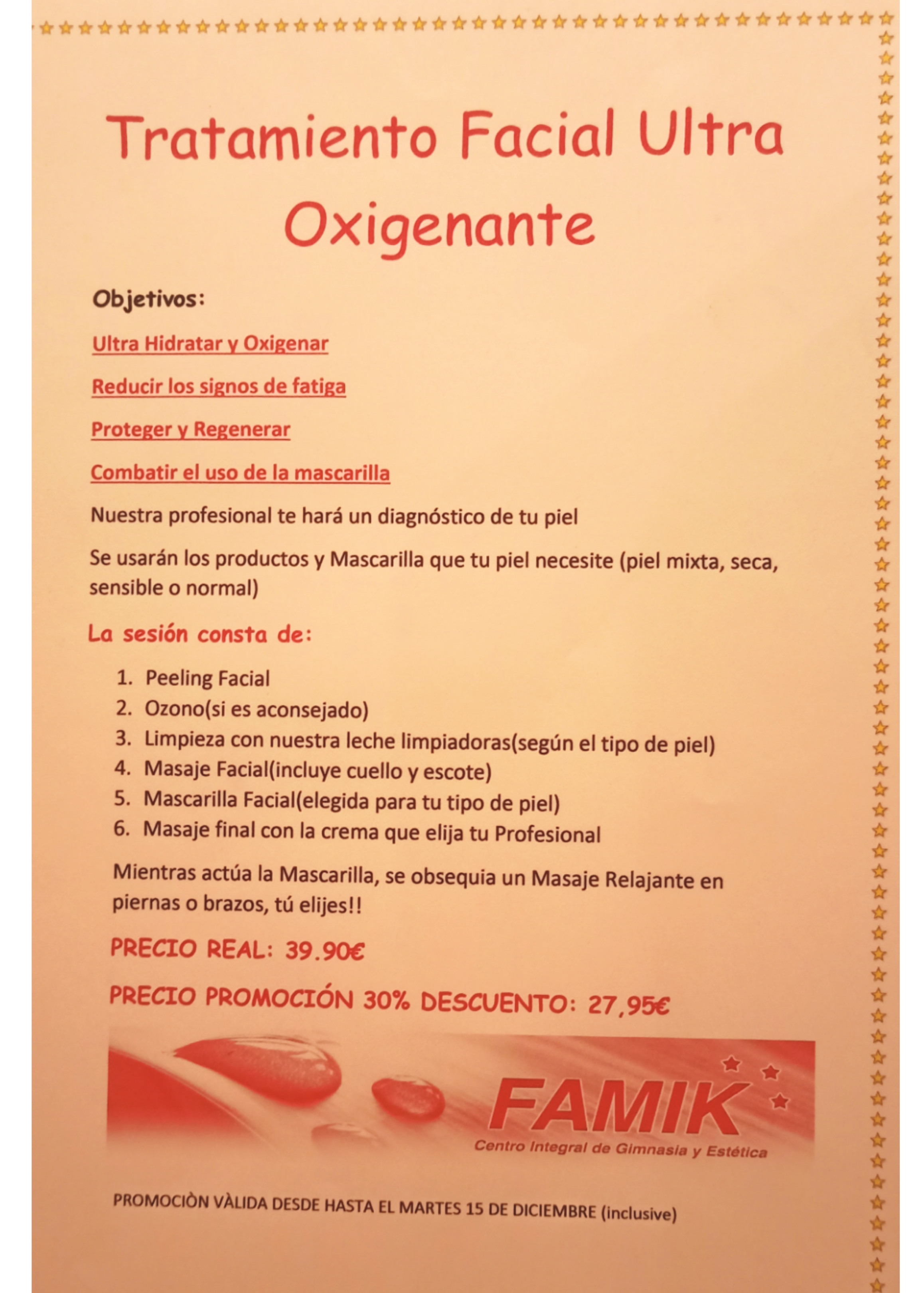 TRATAMIENTO FACIAL HIDRATANTE