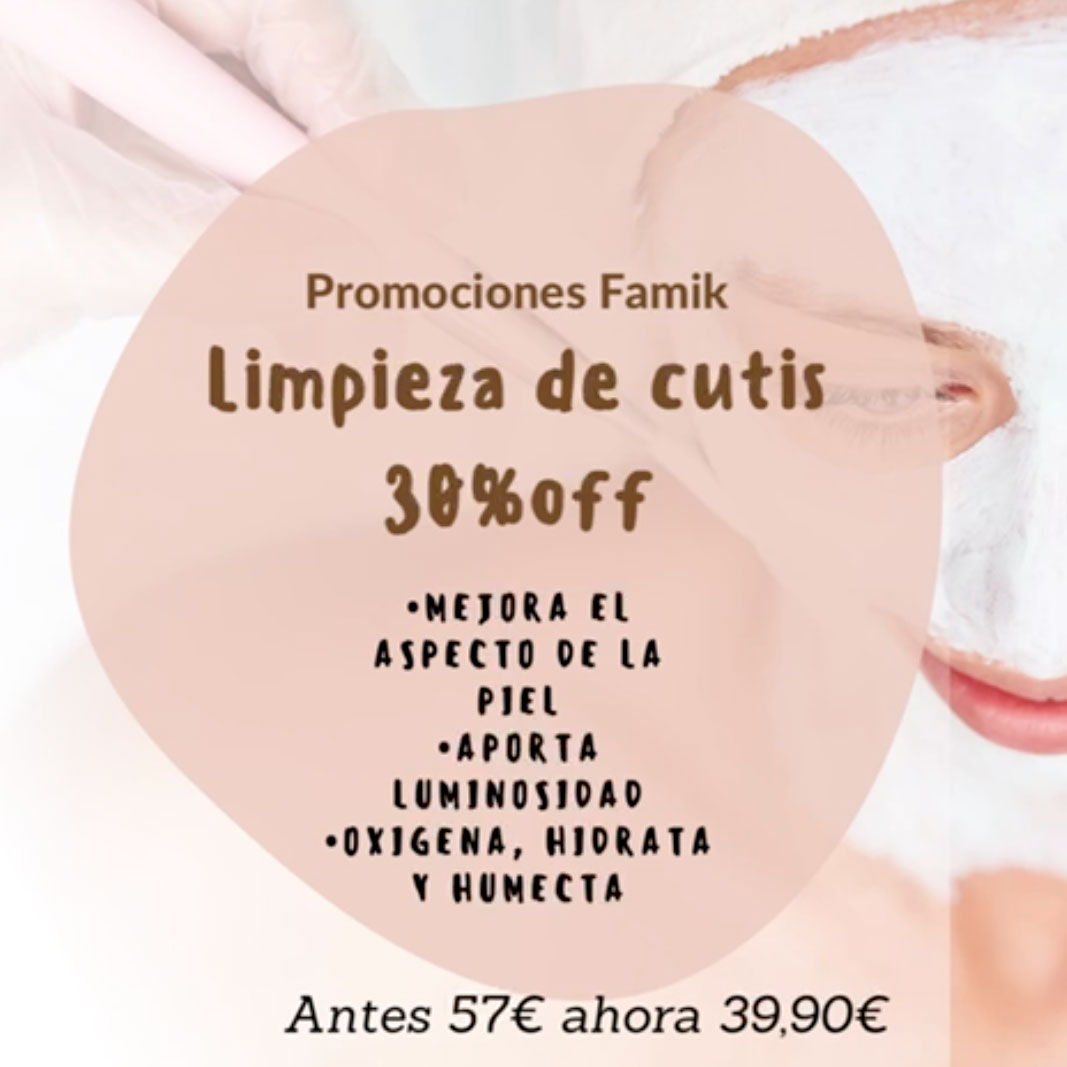 Promoción limpieza de cutis